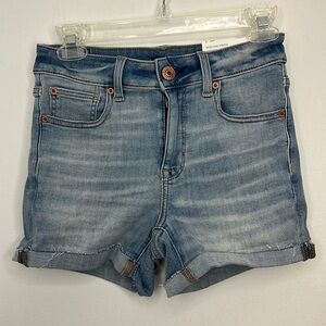 American Eagle Hi-Rise Shortie Shorts
